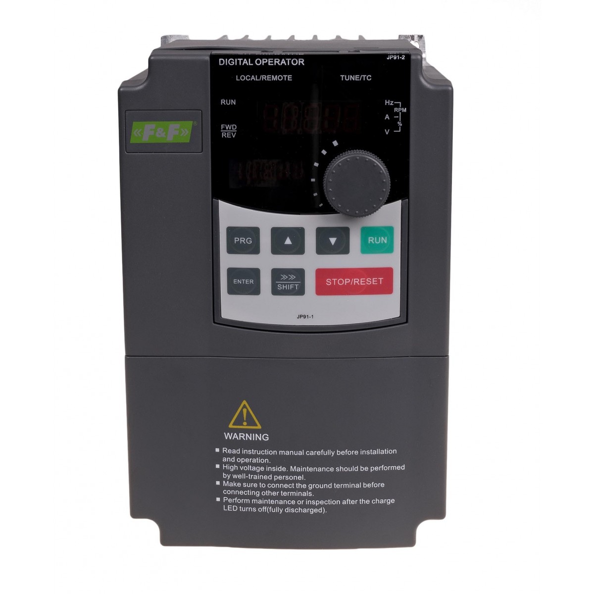 FA-3HX055 Falownik trójfazowy Uwe3x400V AC, Iwe16,5A, Uwy3x400V AC, Iwy13A, Pmax5,5kW F&F