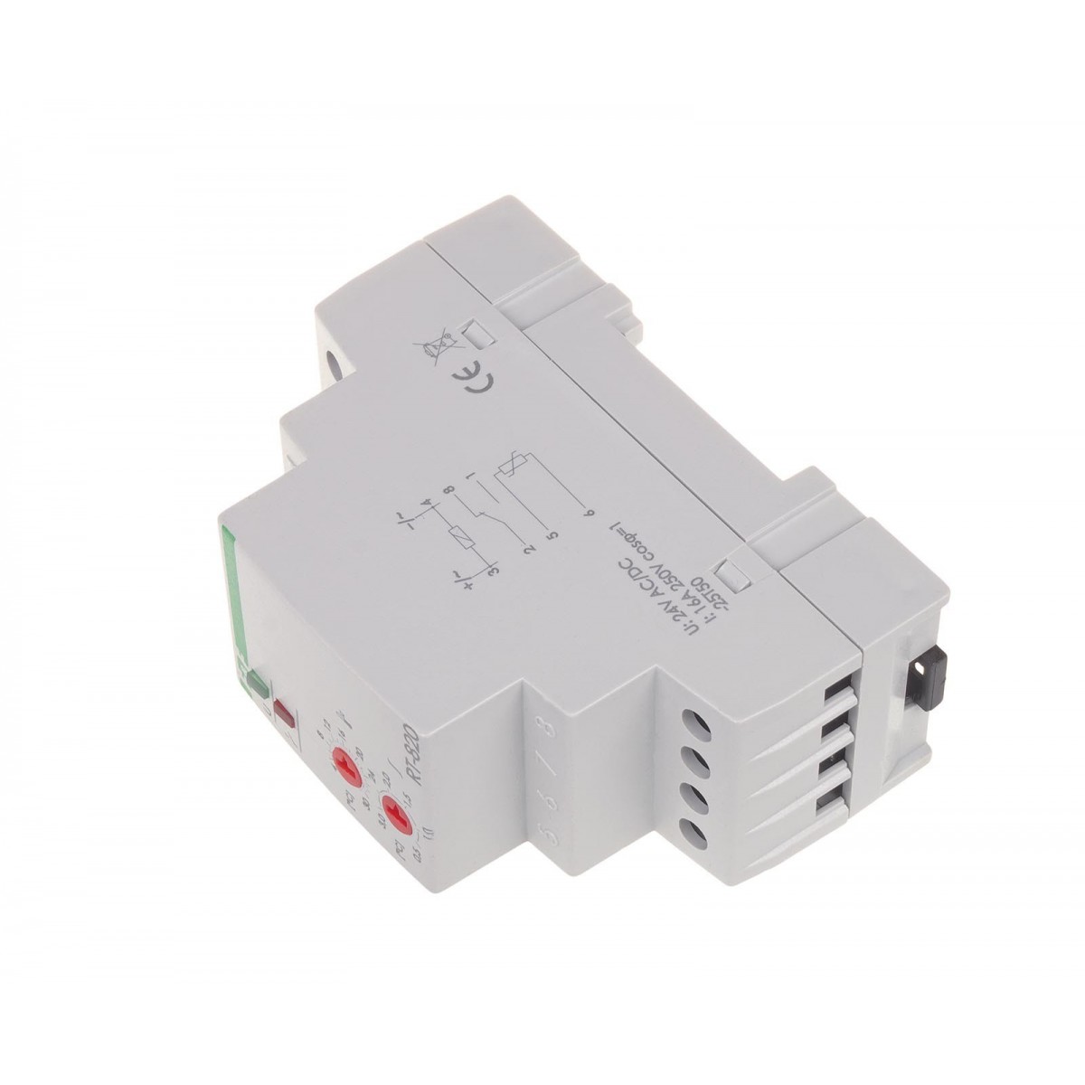RT-820B Regulator temperatury - zakres temperatur 4-30°C bez sondy montaz na szynie DIN, styk: 1NO/NC 230V AC F&F