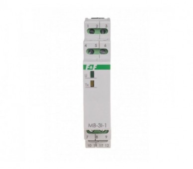 MAX-MB-3I-1-5A przetwornik pomiaru natężenia prądu, trójfazowy, z wyjściem MODBUS RTU F&F