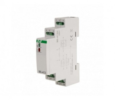 BIS-412M Przekaźnik bistabilny grupowy z pamięcią, na szynę DIN, 230V F&F