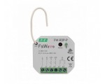 FW-R2P-P Radiowy podwójny przekaźnik bistabilny do puszki montażowej Ø60 85-265V AC/DC, multifunkcyjny, do montażu podtynkowego F&F
