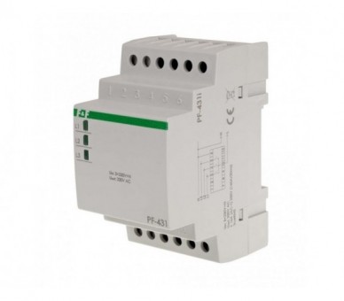 PF-431i automatyczny przełącznik faz z fazą priorytetową, przekaźnik inrush (160A/20ms) F&F