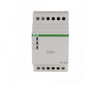 PF-431i automatyczny przełącznik faz z fazą priorytetową, przekaźnik inrush (160A/20ms) F&F