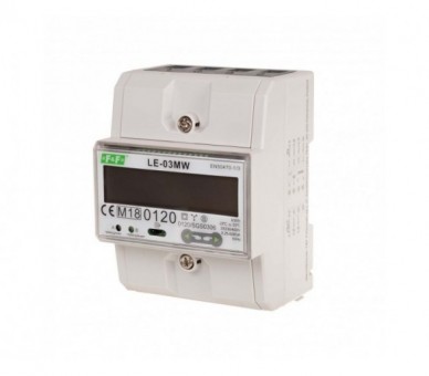 LE-03MW dwutaryfowy licznik energii elektrycznej, 3-fazowy, 2-kierunkowy z Modbus RTU, do pomairu bezpośredniego F&F