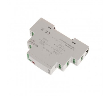 BIS-412M-LED Przekaźnik bistabilny grupowy z pamięcią, na szynę DIN, 230V, z przekaźnikiem inrush 160A/20ms F&F