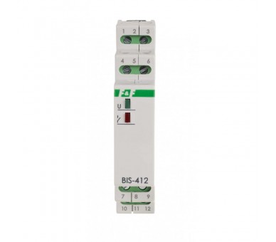 BIS-412M-24V Przekaźnik bistabilny grupowy z pamięcią, na szynę DIN, 24V F&F