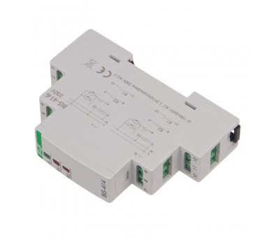 BIS-414-LED Przekaźnik bistabilny, sekwencyjny, na szynę DIN, z przekaźnikiem inrush 160A/20ms F&F