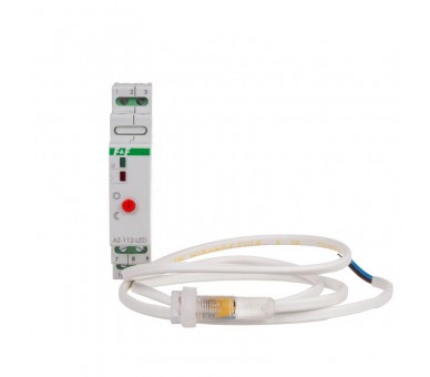 AZ-112-LED Automat zmierzchowy AZ-112-LED z zewnętrzną sondą, przekaźnik InRush16 A (160 A/20 ms) F&F