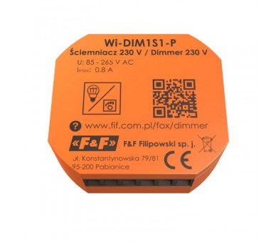 DIMMER ściemniacz oświetlenia Wi-Fi 230V FOX f&f