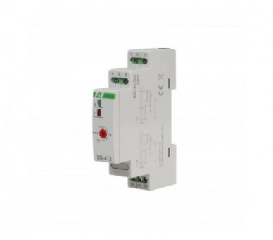 BIS-413M-24V Przekaźnik bistabilny z wyłącznikiem czasowym z pamięcią na szynę DIN, F&F