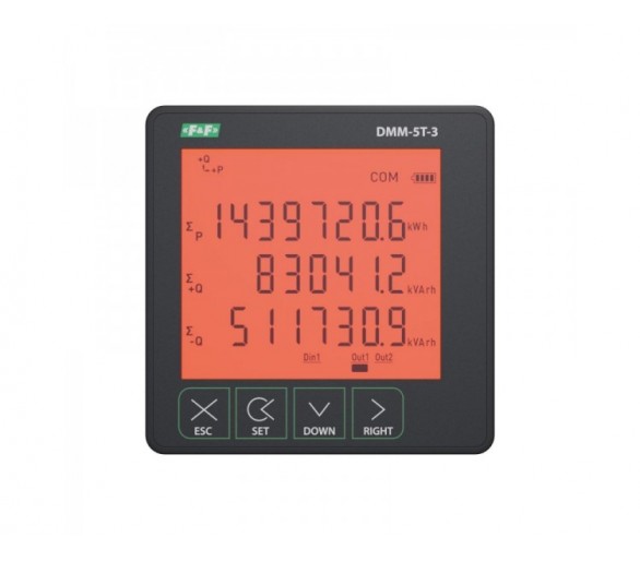 DMM-5T-3 Multimetr panelowy z komunikacją Modbus RTU F&F