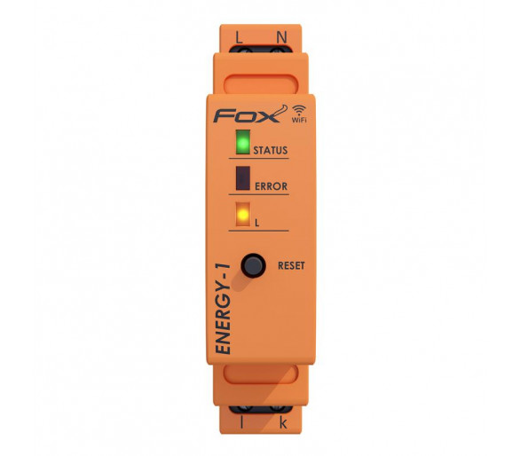 Monitor-licznik zużycia energii po wi-fi, 1 fazowy - ENERGY 1 fox