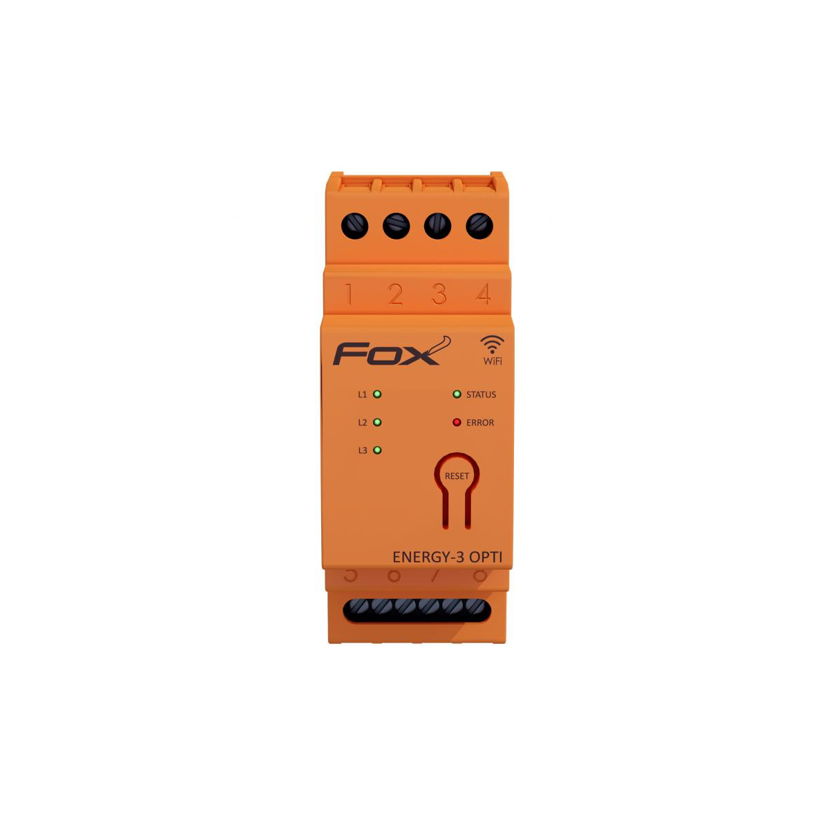 Monitor energii elektrycznej z wbudowaną anteną wewnętrzną WI-FI 3F+N, WI-MEF-3-OPTI-100