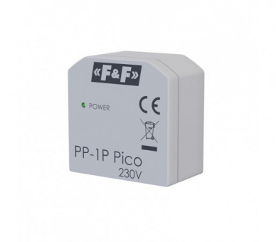 PP-1P-Pico Miniaturowy przekaźnik elektromagnetyczny, 1P 16A, montaż podtynkowy,U230V F&F