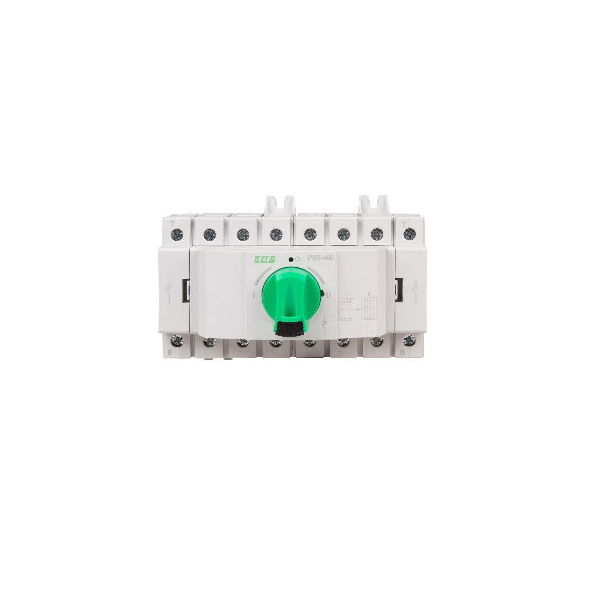PSR-480 Przełącznik sieć-agregat obrotowy 80A F&F