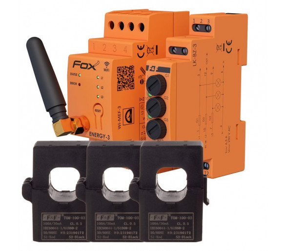 WI-MEF-3-100SET Zestaw WI-MEF-3-100A Wi-Fi + zabezpieczenie LK-BZ-3 F&F