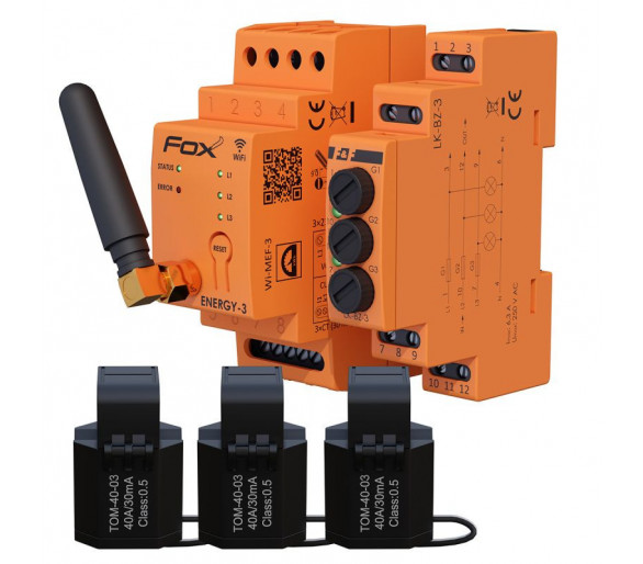 WI-MEF-3-40SET Zestaw WI-MEF-3-40A Wi-Fi + zabezpieczenie LK-BZ-3 F&F