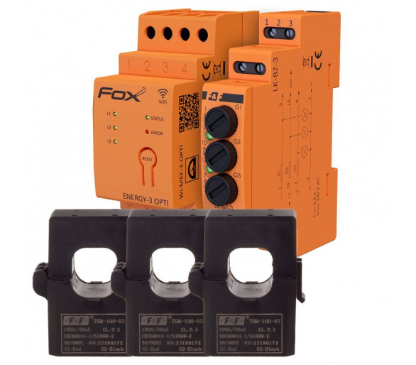 WI-MEF-3-OPTI-200SET Zestaw WI-MEF-3-OPTI-200A Wi-Fi + zabezpieczenie LK-BZ-3 F&F