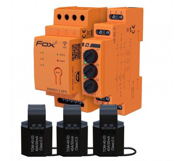 WI-MEF-3-OPTI-40SET Zestaw WI-MEF-3-OPTI-40A Wi-Fi + zabezpieczenie LK-BZ-3 F&F