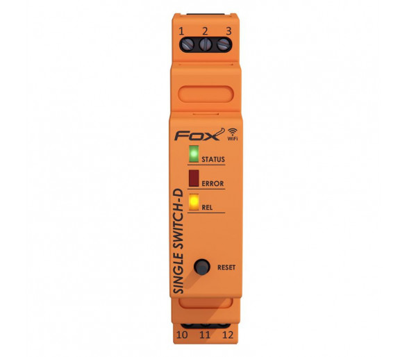 WI-R1S1-D SINGLE SWITCH Pojedynczy przekaźnik Wi-Fi 230V NA SZYNE DIN F&F