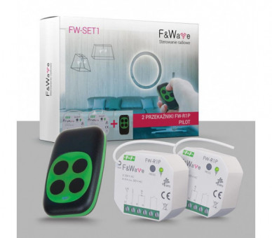 FW-SET1 Zaprogramowany zestaw 2x FW-R1P + FW-KEY F&F