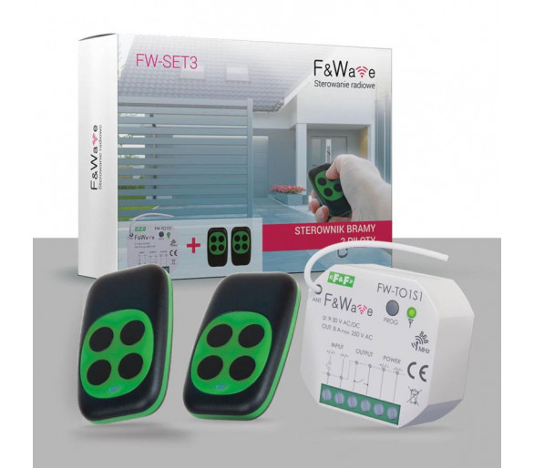 FW-SET3 Zaprogramowany zestaw FW-TO1S1 + 2x FW-KEY F&F