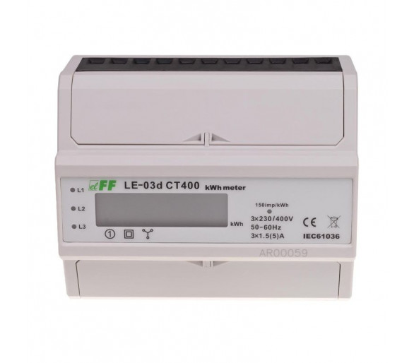 LE-03D-CT400 Licznik energii elektrycznej LE-03D-CT400 F&F