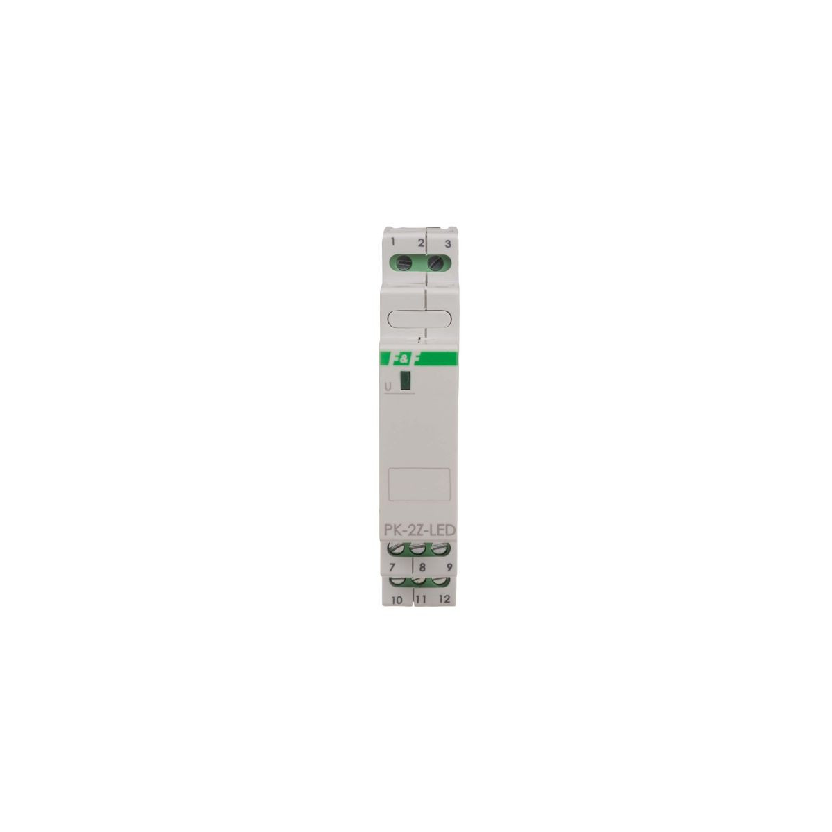 PK-2Z-LED-24V Przekaźnik elektromagnetyczny PK-1P 24 V, styk 2 x NO 16 A, Inrush 120A/20ms F&F