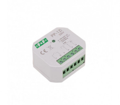 PP-1Z-LED-230V Przekaźnik elektromagnetyczny, 1Z 16A, montaż podtynkowy,U100-265V AC,styk:1Z 16A (160A/20ms) F&F