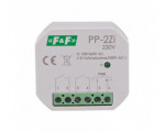 PP-2Z-LED-230V Przekaźnik elektromagnetyczny, 2Z 16A, montaż podtynkowy, U100-265V AC,styk:2Z 16A (160A/20ms) F&F
