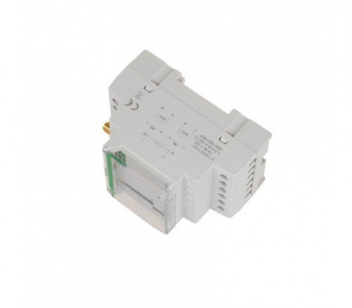 SIMplyMAX-P02-12V Przekaźnik zdalnego sterowania GSM (CLIP) 2xWY, 2xWE sterowanie bramą 12V 2NO/NC montaż na szynie DIN F&F