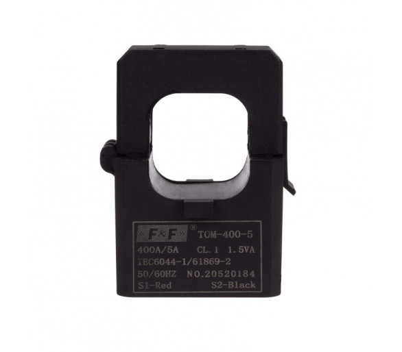 TOM-500-5 Miniaturowy przekładnik prądowy z otwieranym rdzeniem 500-5A kl.1 F&F