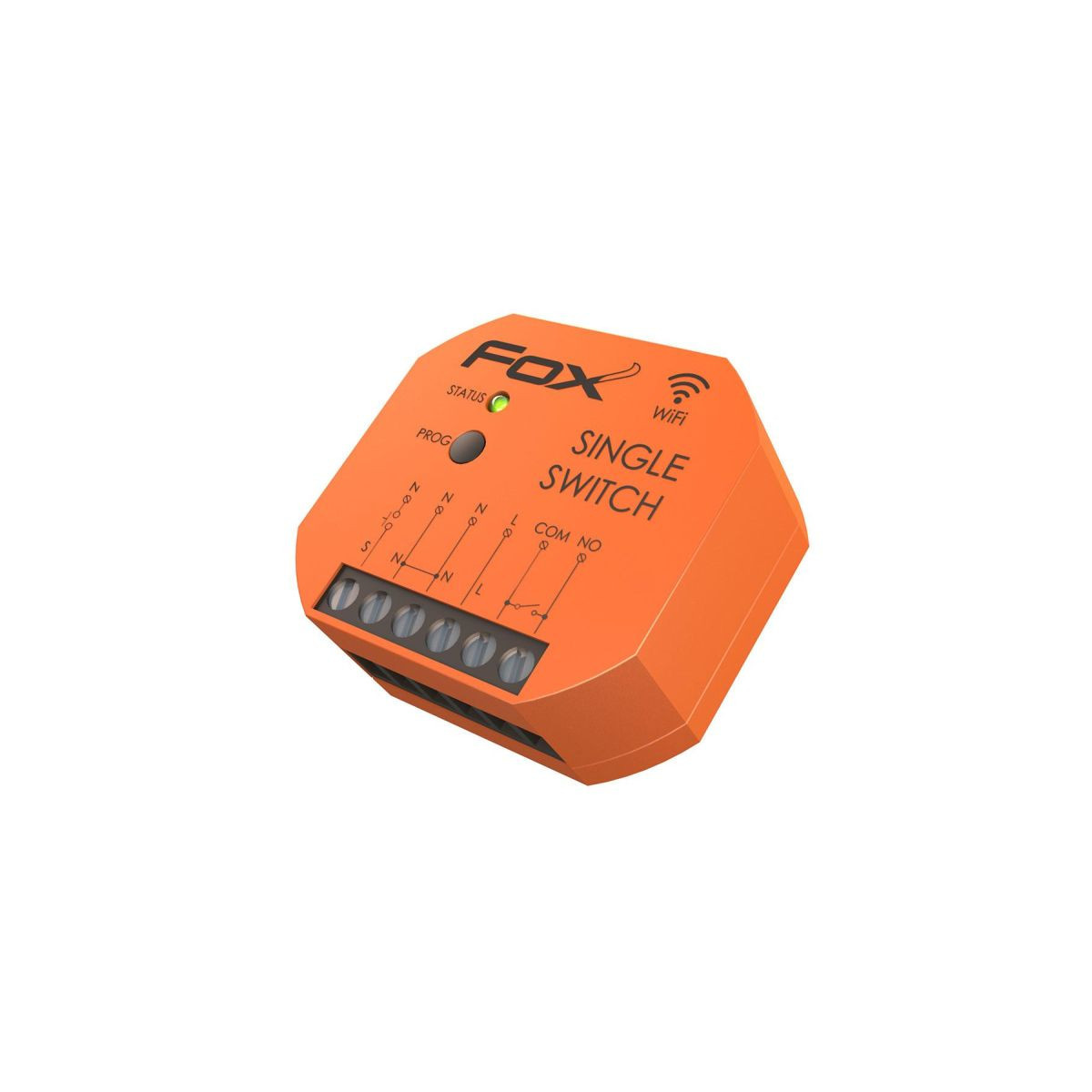 WI-R1S1P-P SINGLE SWITCH Pojedynczy przekaźnik Wi-Fi 230V F&F