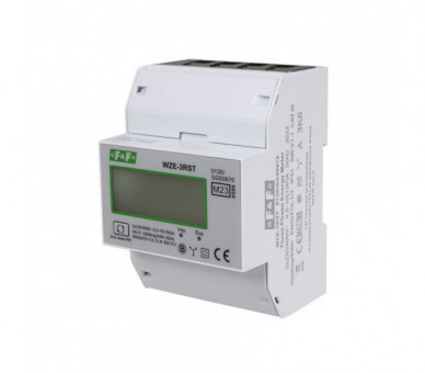 WZE-3RST Trójfazowy licznik zużycia energii, z funkcją RESET F&F