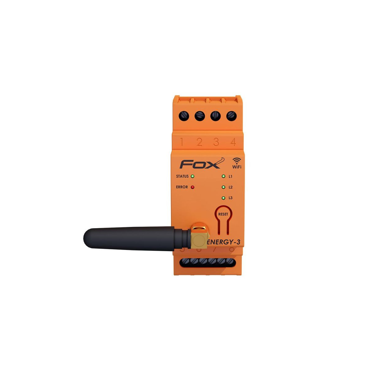WI-MEF-3-40 Monitor energii elektrycznej WI-FI 3F+N,FOX ENERGY 3, WI-MEF3 40A F&F