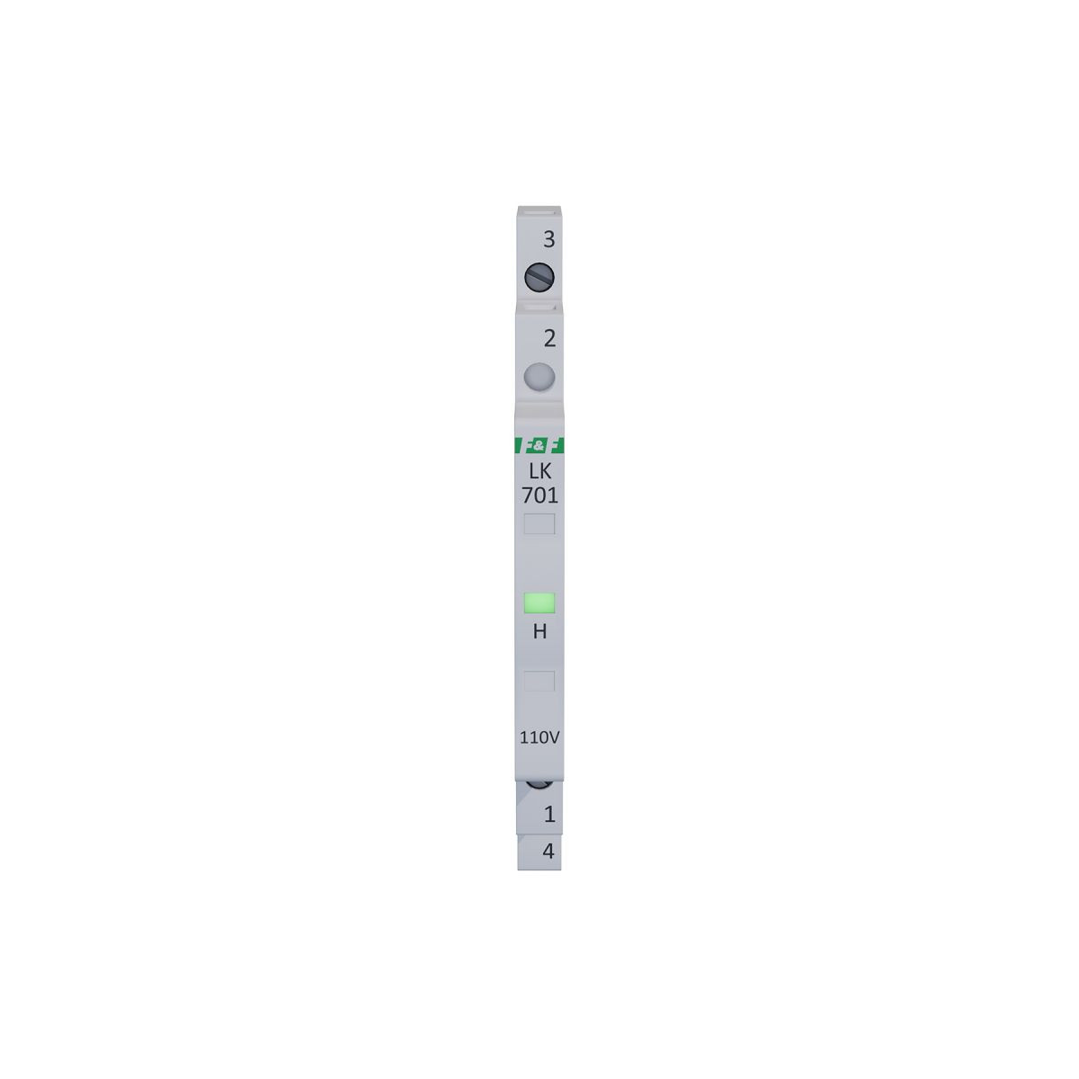 LK-701G 110 V Lampka kontrolna 1/3S 1xLED ZIELONA F&F
