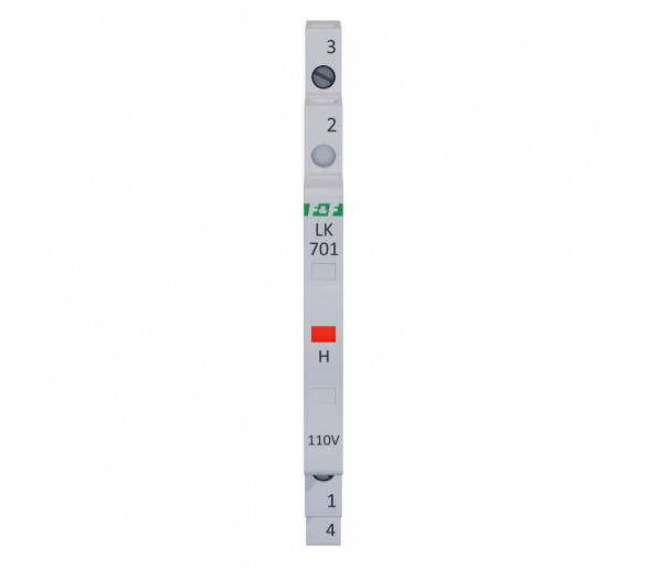 LK-701R 110 V Lampka kontrolna 1/3S 1xLED CZERWONA F&F