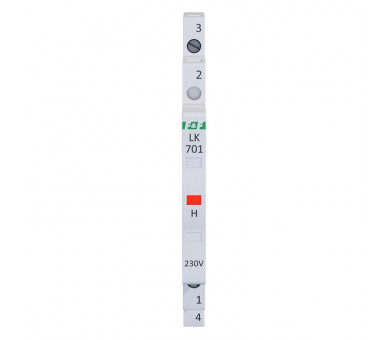 LK-701R 230 V Lampka kontrolna 1/3S 1xLED CZERWONA F&F