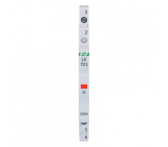 LK-701R 230 V Lampka kontrolna 1/3S 1xLED CZERWONA F&F