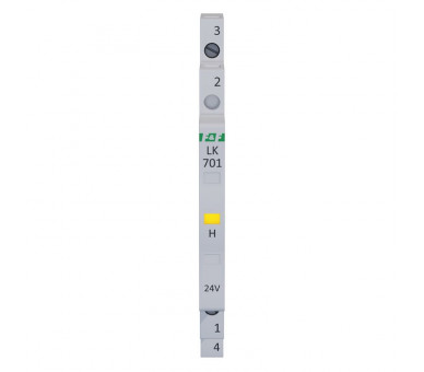 LK-701Y 24 V Lampka kontrolna 1/3S 1xLED ŻÓŁTA F&F