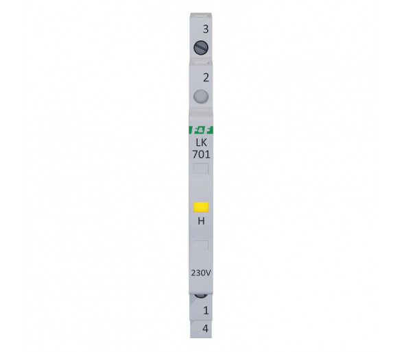LK-701Y 230 V Lampka kontrolna 1/3S 1xLED ŻÓŁTA F&F