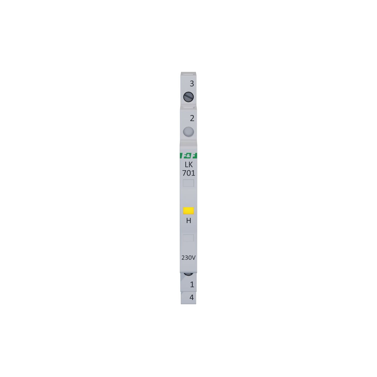 LK-701Y 230 V Lampka kontrolna 1/3S 1xLED ŻÓŁTA F&F