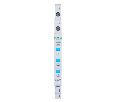 LK-BZ-703B-110 V Lampka kontrolna 1/3S 3xLED NIEBIESKA F&F