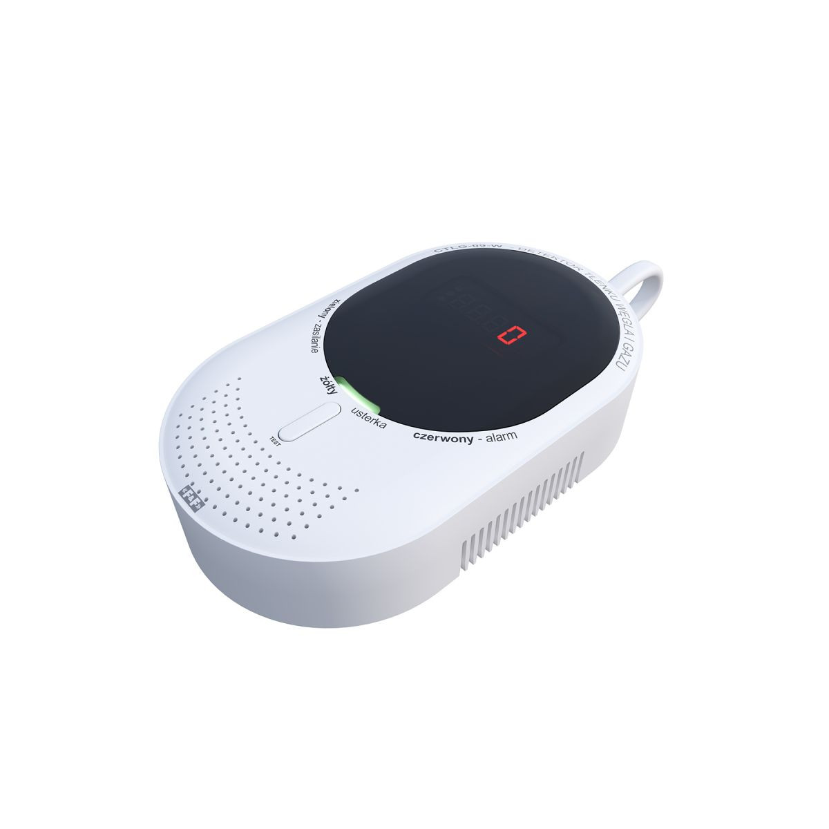 Detektor tlenku węgla i gazu 2w1 WiFi Tuya Smart CTLG-09-W