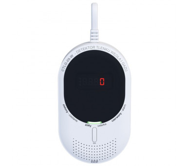 Detektor tlenku węgla i gazu 2w1 WiFi Tuya Smart CTLG-09-W