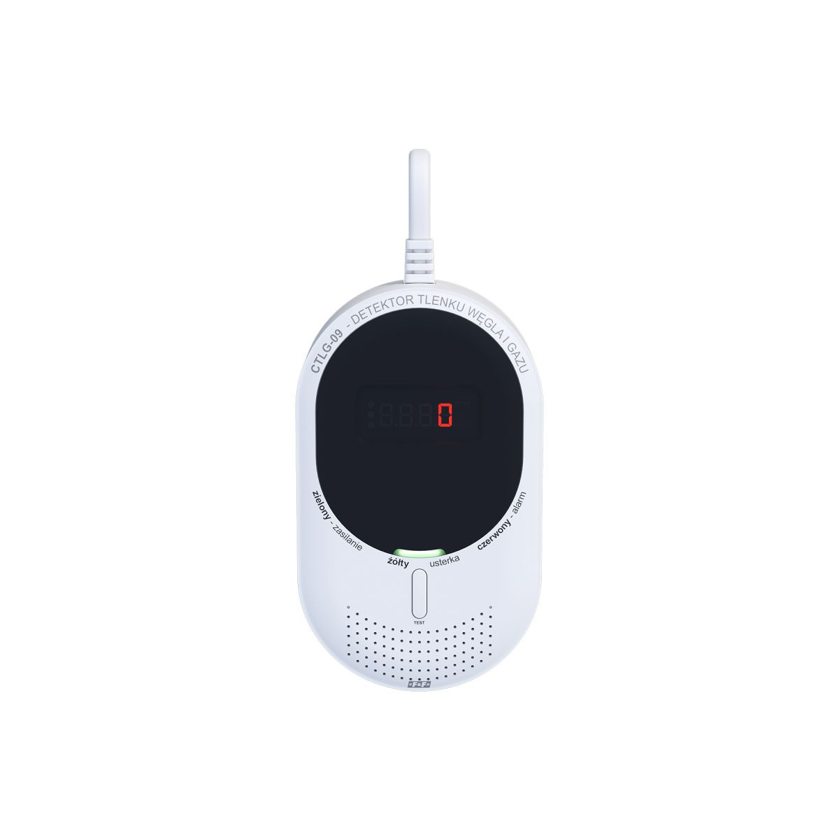 Detektor tlenku węgla i gazu 2w1 CTLG-09