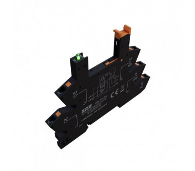 Gniazdo przekaźnika 1P, 8A, 24V DC, 1/3S F&F GN-1P-24