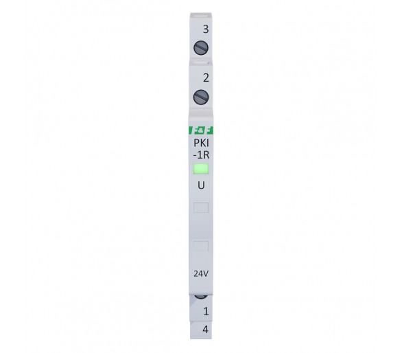 Przekaźnik interfejsowy, styk rozwierny, 24 V AC/DC, 1/3S, TH-35 F&F PKI-1R-24V