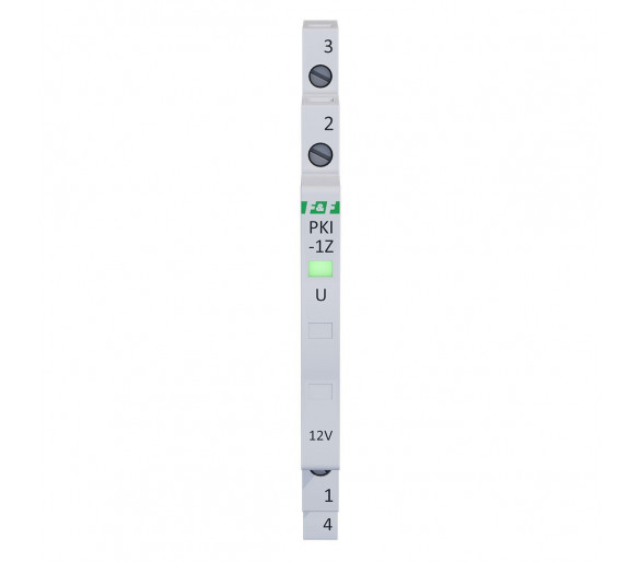 Przekaźnik interfejsowy, styk zwierny, 12 V AC/DC, 1/3S, TH-35 F&F PKI-1Z-12V