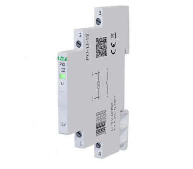 Przekaźnik interfejsowy, styk zwierny, 12 V AC/DC, 1/3S, TH-35 F&F PKI-1Z-12V
